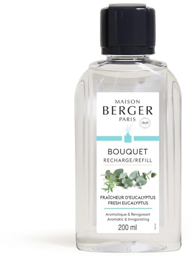LAMPE BERGER Ricarica per Bouquet profumato, eucalipto Fresco, 200 ml