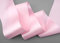 finemark 3 m x 72 mm Satinband Sophie Hellrosa (604) Satin Tischband Schleifenband ohne Draht breites weiches Band Tischdekoration Tisch Deko Geschenkband mit einseitigem Glanz