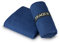PEAQUE Mikrofaser-Handtuch mit Struktur - leicht, kompakt, schnelltrocknend, XL - Badehandtuch, Reisehandtuch, Sporthandtuch - Navy, 120x60 cm