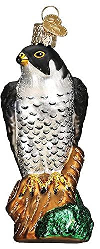 Old World Christmas Ornaments Peregrine Falke Glas geblasene Ornamente für Weihnachtsbaum