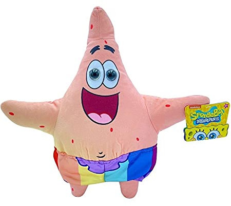 Bob Esponja Kuscheltier, Rainbow Pride, Gay, Patrick und Gary, 30 cm (12 Zoll) (760020150-Patricio)