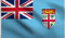 DMSE Flagge Fidschi Fidschi, 60 x 90 cm, 100 % Polyester, 100 D, UV-beständig, 60 x 90 cm