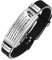 HAYOUWAY Einstellbar Armband Sport Armbänder Silikonarmband Silikon Edelstahl Band Geburtstagsgeschenk für Sohn von Papa