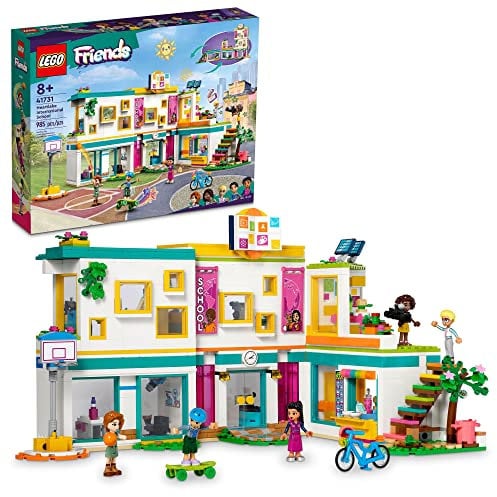 LEGO Friends Heartlake International School 41731 Bauspielzeug-Set für Kinder, Jungen und Mädchen, ab 8 Jahren, 985 Teile
