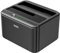 SSK Aluminum Hard Drive Docking Station, USB 3.0 to SATA Dual Bay External HDD Dock Caddy Reader for 2.5 & 3.5 inch SATA HDD SSD, with UASP Offline Cloner/Duplicator Function(2x16TB Supports) Black