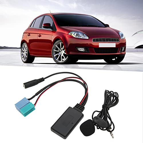 Cavo Compatibile con Chiamata Vivavoce Car68 Pin Bluetooth Aux In Adattatore Sostituzione Microfono per Bravo per Visteon Radio Dal 2007