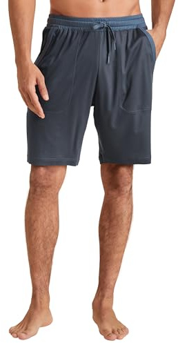 CALIDA DEEPSLEEPWEAR Cooling Bermudas Herren, natürliche Thermoregulierung, stoppt Überhitzung, mit Seitentaschen anthrazit 56