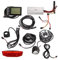 ZLXHDL Kit di Conversione Bici Elettrica, Kit Bici Elettrica Controller 36V 48V 25a S866 Display Luci Posteriori Anteriori Configurazione Interruttore 2 in 1 per Bici Elettriche con Motore da 750 W