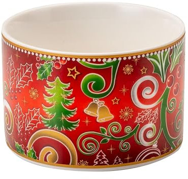 PALAIS ROYAL Weinregal für Kerzenhalter 9,5 x 6 cm aus Porzellan Weihnachtstisch