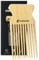 Combetter Bambus-Haarpickel, Verbessert die Definition von Locken und das Volumen von lockigem Haar, umweltfreundlicher Afro-Pick zum Entwirren und Stylen