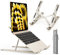 ivoler Laptop Stand, Laptop Holder Riser Computer Tablet Stand, 6 Angles Adjustable Aluminum Ergonomic Foldable Portable Desktop Holder Compatible with MacBook,iPad,HP, Dell, Lenovo 10-15.6” Starlight