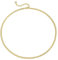 Jenosy 18K Choker Kette Damen Gold Cuban Kette 3MM Cut Choker Gold Ketten Schmuck Halskette Link Kette für Frauen