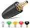 HuYiGGZ Pressure Washer Adapter & Nozzles Connector Fitting Compatible with Karcher/Kärcher K Series K2, K3, K4, K5, K6, K7 High Pressure Washer (Turbo Nozzle & nozzles)