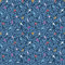Baumwoll-Stoff bunte Vögel ab 1m x 145 cm Popeline Fahnentuch Sommerstoff Oeko-Tex Meterware, Farbe:008 - marine
