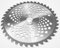 Lame de coupe de 230 x 25,4 mm pour scies circulaires, débroussailleuses ou débroussailleuses avec 40 dents TCT tranchantes