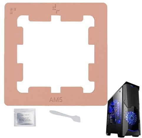 AM5 CPU Guard - Pasta antirrayas AM5 Guard con Esquinas Redondas, Suministros de CPU CPU Guard para Amantes de la electrónica, usuarios, entusiastas, Profesionales