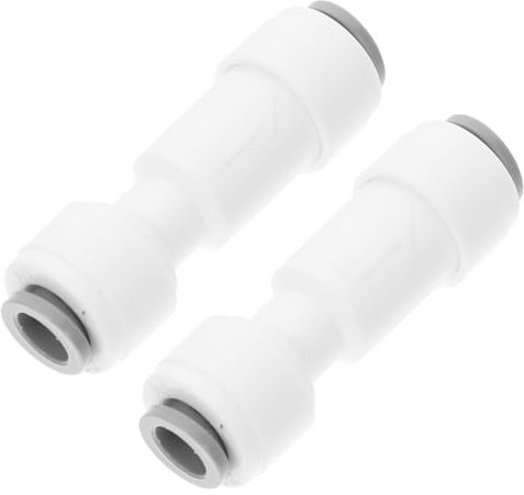 iplusmile 2pièces Raccords Rapides Plastique Pour Purificateur Eau Clapet Anti-retour Adaptateur De Tuyau Raccords à Connexion Rapide Pour Filtre à Eau