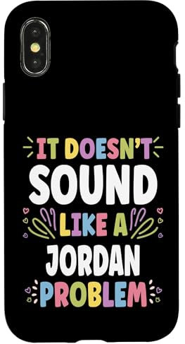JORDAN Personalized Women's Gift Custom JORDAN Case for iPhone X/XS
