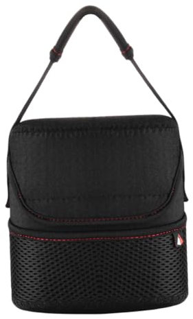 Yardenfun Neoprene Speaker Bag Portable Storage Case with Hook and Loop Closure for Dustproof Protection Shockproof Design Compatible with Bose Color Ii Wireless Speakers Easy to Carry