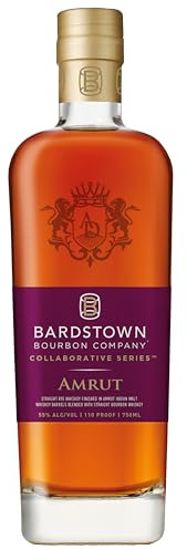 Bardstown Bourbon Co. Collaborative Series – Amrut – Blended American Whiskey Finished in Amrut Indian Single Malt Casks – 75cl Bottle, 55% ABV – Award Winning Limited Edition