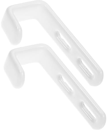 Ipetboom Bunk Bed Ladder Hooks 2pcs Heavy Duty White 25mm Stair Hooks for Loft Bed and Replacement Hardware with Step Ladder Hangers for and RV Use
