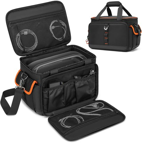 Tasche für Generator kompatibel mit Jackery Explorer/Anker/Bluetti/Ecoflow | kompatibel mit Jackery Explorer 500, Anker 521, Bluetti eb3a, Ecoflow River 2 Max 500 tragbares Kraftwerk