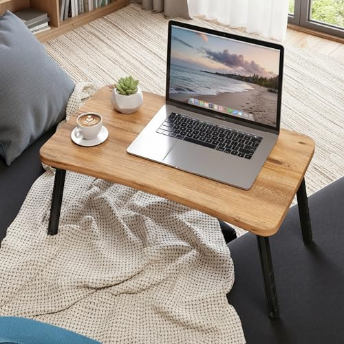Carenza Home Laptoptisch 7 Farben Klappbar Betttisch 59x35x24cm Couch (Oak)
