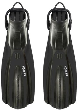 Mares Unisex – Erwachsene 410012 flossen, Schwarz, 44/47