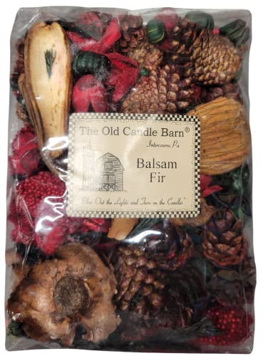 Old Candle Barn Balsam Fir Potpourri Large Bag, 8 Cup - Well Scented, Perfect for Winter or Christmas Decoration