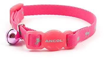 Ancol Haute visibilité de sécurité Collier pour Chaton, Rose Fluo