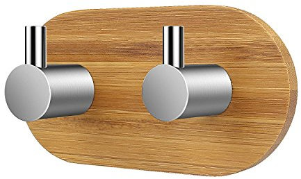 Self Adhesive Hooks Towel Holder, Wall Mount Hook for Bathroom Home Kitchen Bedroom Coats Hats Keys Stick Hook Hanger