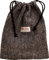 Vagabond Bags Ltd Harris Tweed Herringbone Drawstring Bag Kulturtasche, 31 cm, Schwarz (Black & White Tweed)