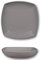 Plato hondo porcelana italiana Gris- L 21 cm – Tokio