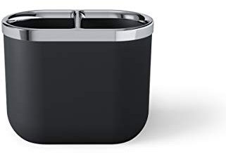 Umbra Junip Zahnputzbecher, Chrome/Schwarz,