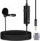 Mcoplus Omnidirectional Lavalier Microphone, LVD600 External 3.5mm Clip-On Lapel Mic for smartPhone, DSLR, Camera, Camcorders, Voice Recorder, Computer (6m/19ft)
