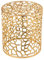 Soma Beistelltisch Metall Dekotisch ø 40 x 45 cm rund Agadir Silber o. Gold Aluminium Struktur (BxHxL) 40 x 45 x 40 cm Gold