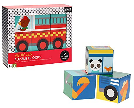 Petit Collage PTC517 Puzzle Blocks, Multi