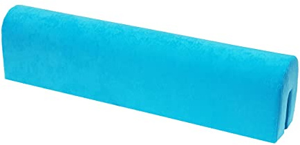 Kantenschutz für Babybett, rausfallschutz, Kissen für bettumrandung, Abdeckung für hochbett, Bettschutzgitter, Eckenschutz, Blau, Länge 50 cm