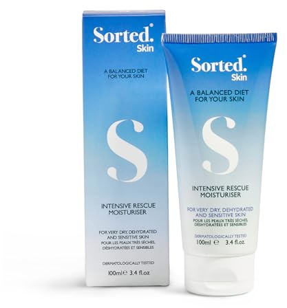 Sorted Skin Intensive Rescue Körperlotion – Bodylotion mit natürlichen Inhaltsstoffen für sehr trockene & empfindliche Haut – beruhigt, spendet Feuchtigkeit & schützt – 100 ml