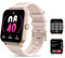 RIVERSONG Montre Connectée Femme avec Appel Bluetooth, 1,70 Montre de Sport avec Fréquence Cardiaque,SpO2, Podomètre, Cycle Menstruel, Moniteur de Sommeil, Étanche IP67, pour Android/iOS, Rose