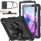 SEYMAC stock Coque pour Lenovo Tab M10 Plus (3e Gen) 10,6 Pouces 2022, Coque de Protection Robuste avec Protecteur D'écran Porte-Crayons [Support Rotatif 360] & Dragonne pour Lenovo M10 Plus (Noir)