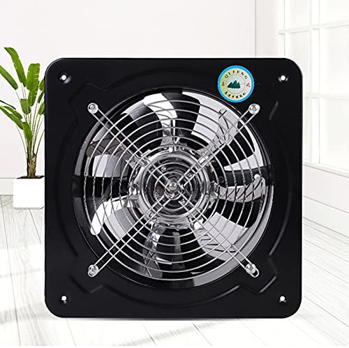 KenSyuInt Ventilador de pared de 7 pulgadas, ventilador de cocina, ventilador de metal, ventilador de 180 mm, ventilador extractor de aire