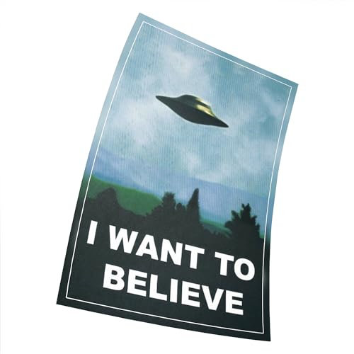 NA X-Files ~ I Want to Believe ~ Poster 38 cm x 58 cm (15 x 23 Zoll) Geschenk ohne Rahmen