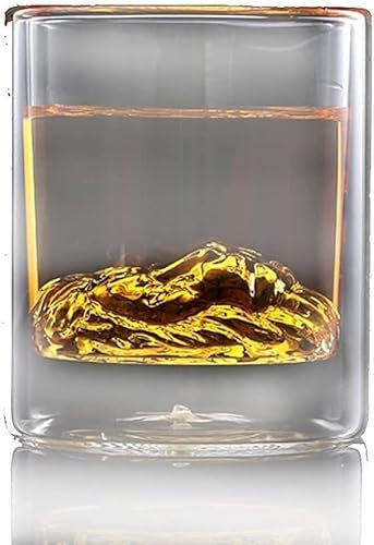 Whiskyglas, 2 Stück Kreativer Löwenkopf Glasbecher Transparentes Weinglas Whiskyglas Cocktail Bierglas