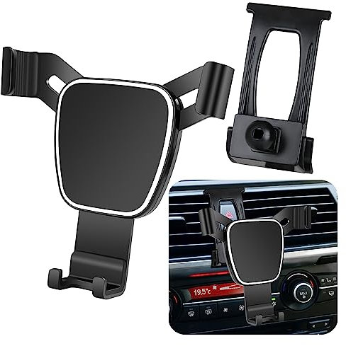 LUNQIN Kfz-Handyhalterung für BMW X5 2007–2013, BMW X6 2008–2014 E70 E71 3.0si 4.8i xDrive 30i 35d 48i 50i Auto-Zubehör, Navigationshalterung Innendekoration, Handy-Halterung