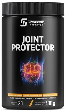 INSPORT Nutrition - JOINT PROTECTOR - Supplément Sportif Professionnel - Produit Multicomposant - Collagène en poudre - 20 Portions - 400g de poudre - Goût: (Mangue et fruit de la passion)