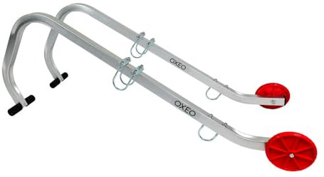 Crochets de faîtage pour échelles - Adaptateur de Toit pour Échelle - Alliage d'aluminium - 150kg max