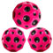 PartyPack 3X Fuchsia Moon Ball, 7 cm Mehrfarbig Space, Mini Jump, Super High Bouncing Lightweight Springen, Hüpfbälle, Bouncy Balls, Interaktives Spielzeug zum Stressabbau