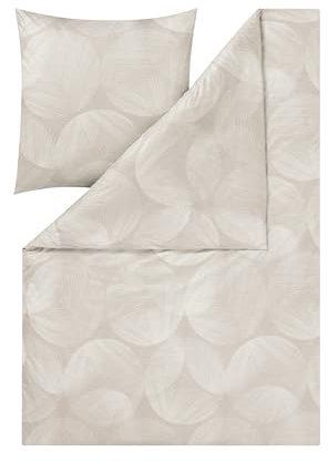 ESTELLA Bettwäsche Dora Mako Interlock Jersey (Natur 230, 1 x 80x80 + 1 x 135x200 cm)