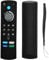 Inbrackets Remote Control Case Silicone Remote Cover Skin For Amazon Fire TV Stick 3rd Gen (Black)